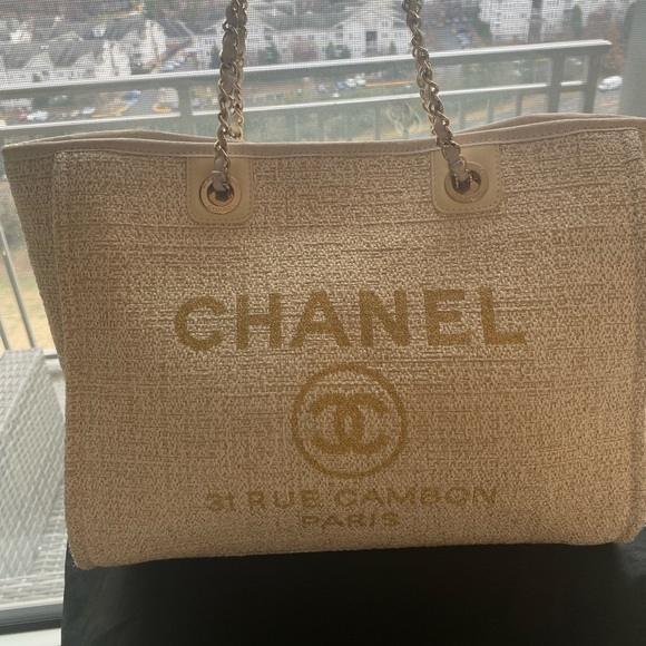 Authentic Chanel Deauville Bag - Picture 2 of 10